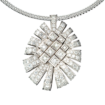 Rosette Necklace Diamond